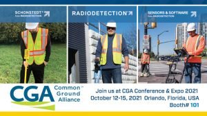 Schonstedt Radiodetection Sensoft at CGA Tradeshow
