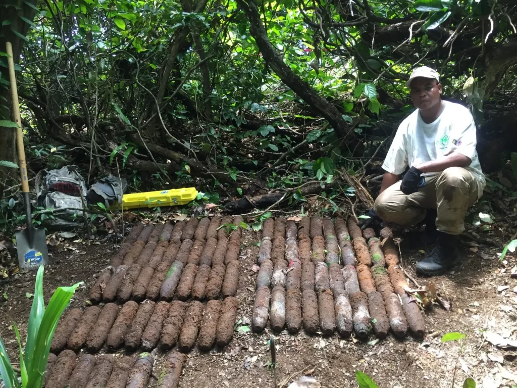 World War II Unexploded Ordnance Located in Palau using a Schonstedt GA-72Cd